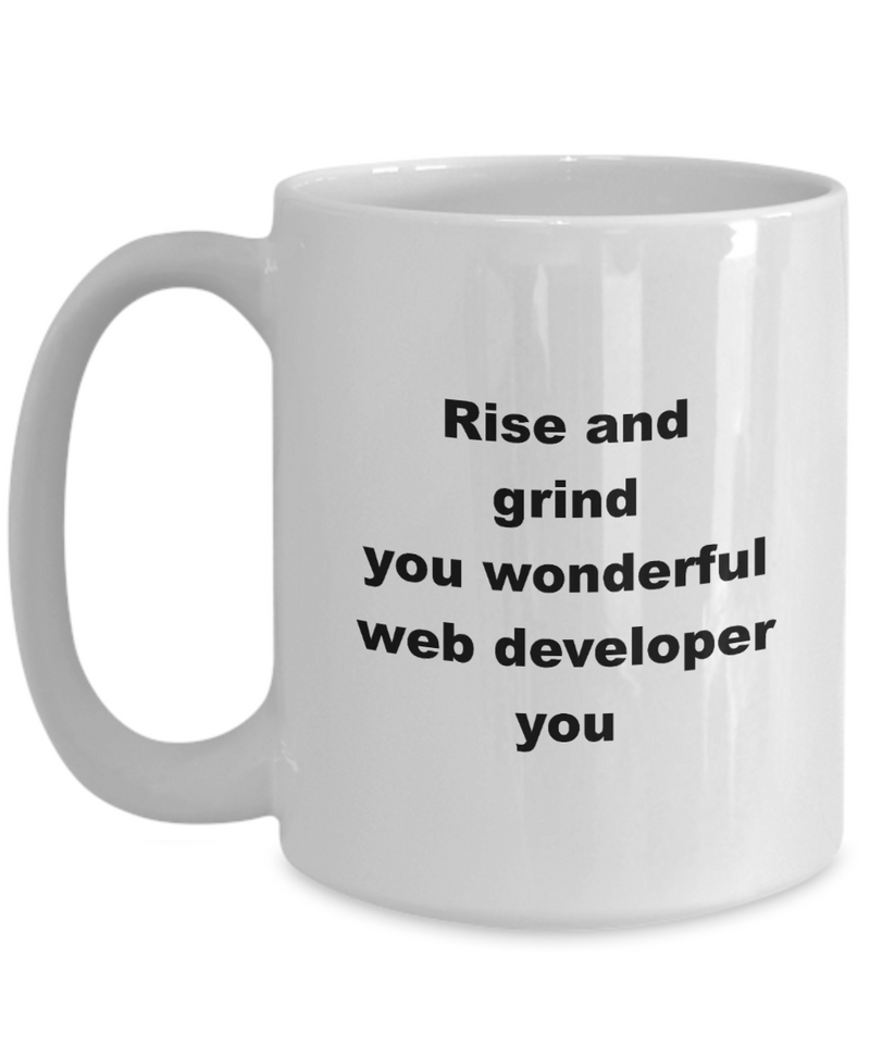 Wonderful Web Developer - White Mug