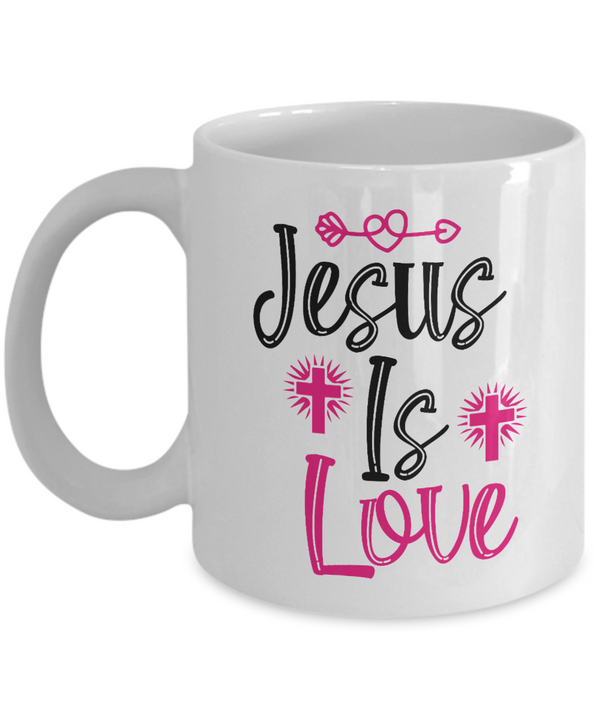 Jesus is Love Coffee Mug