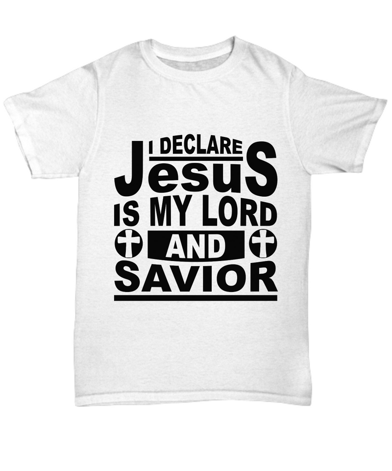 Christian Apparel: I Declare Jesus is My Lord and Savior Tee