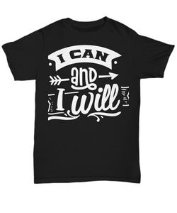 I can and I will Black Shirt