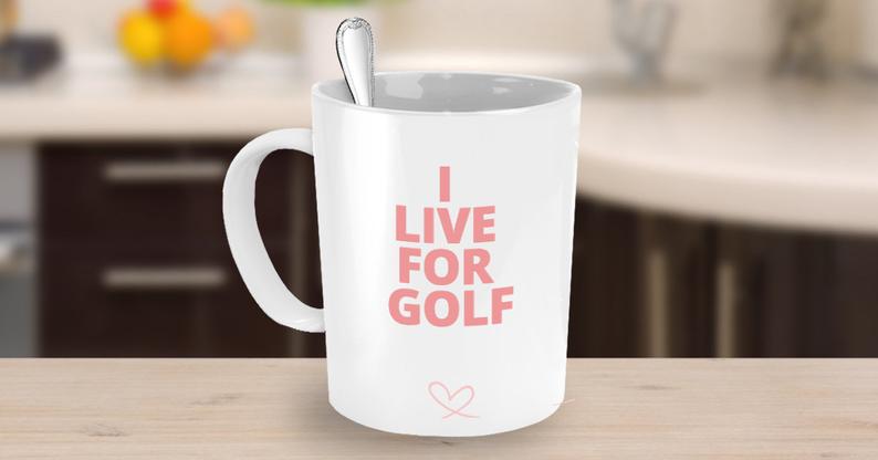 I Live For Golf  Funny Gift For Golfer, Golf Lover, Golf Player - I Live For Golf Coffee Mugs