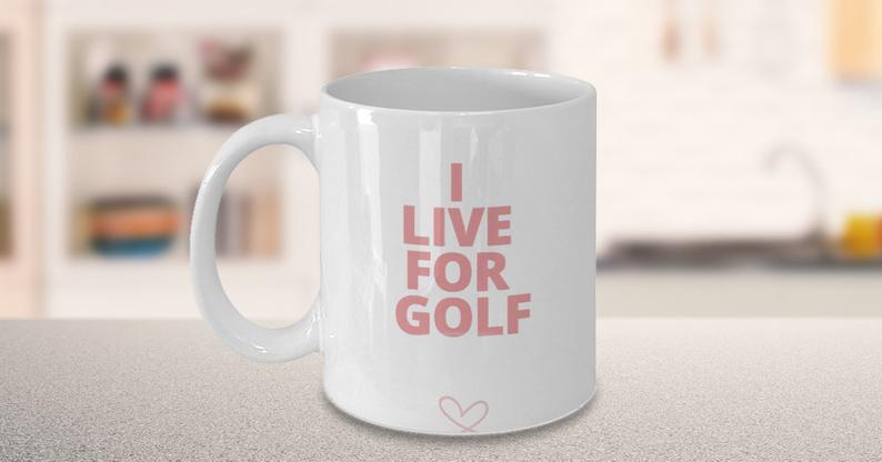 I Live For Golf  Funny Gift For Golfer, Golf Lover, Golf Player - I Live For Golf Coffee Mugs