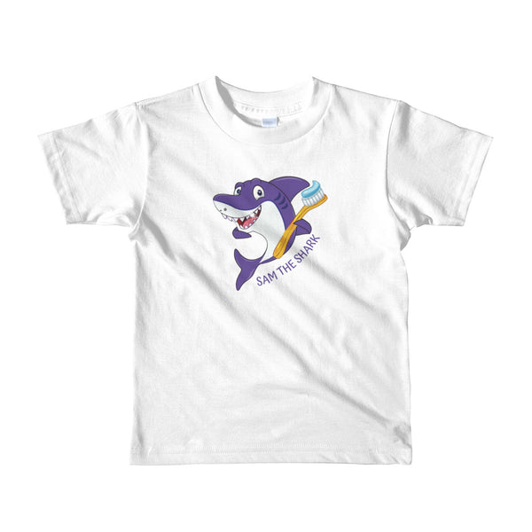 Sam the Shark Short sleeve kids t-shirt