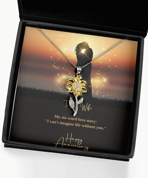 Sunflower Anniversary Necklace