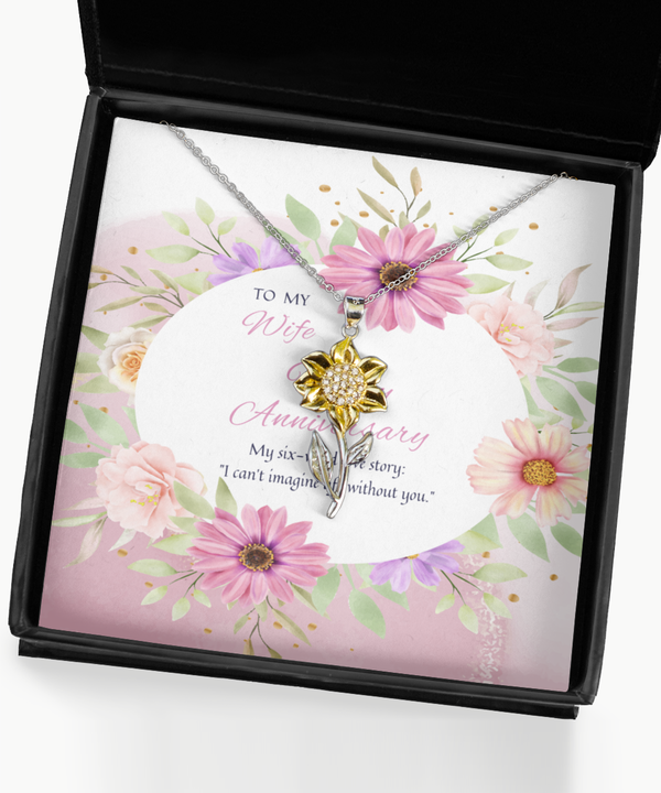 Sunflower Anniversary Necklace