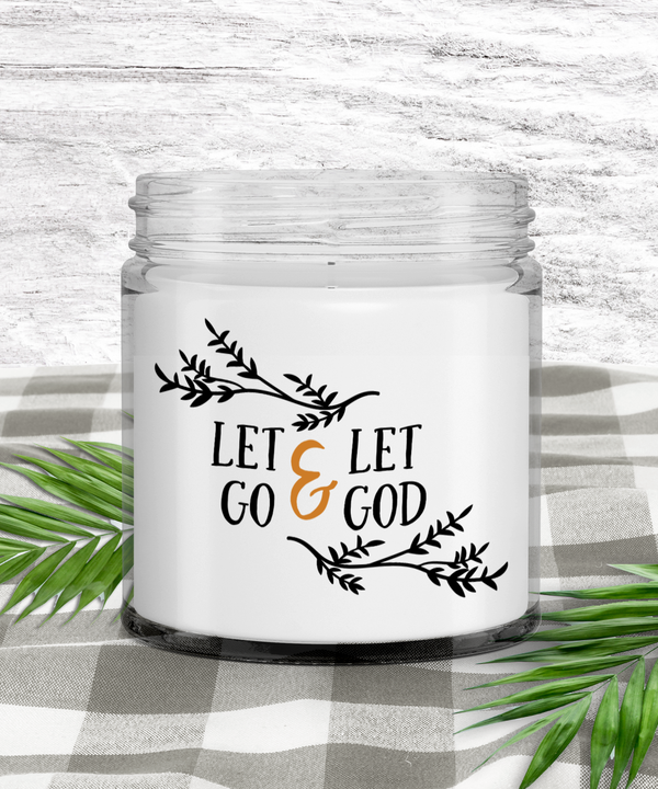 Let Go & Let God Soy Candle