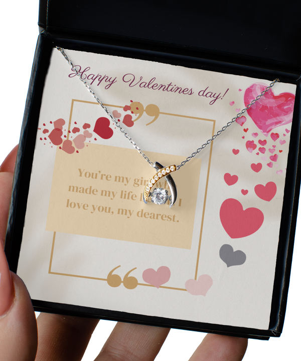 Wishbone Valentine's Necklace