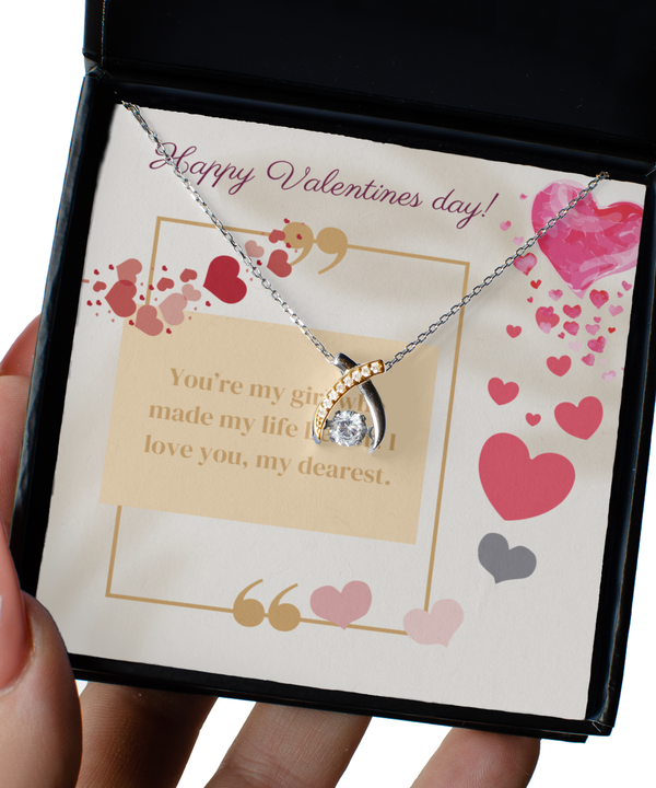 Wishbone Valentine's Necklace