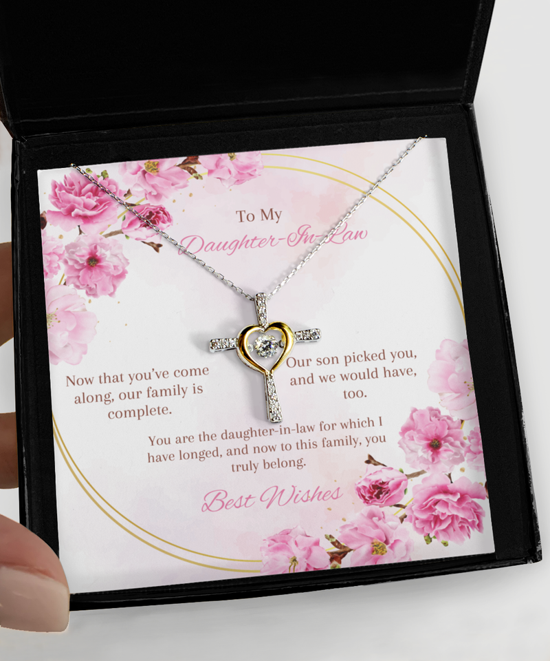 Cross dancing Anniversary Necklace