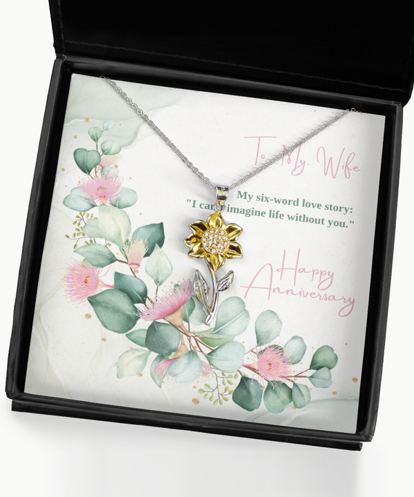 Sunflower Anniversary Necklace