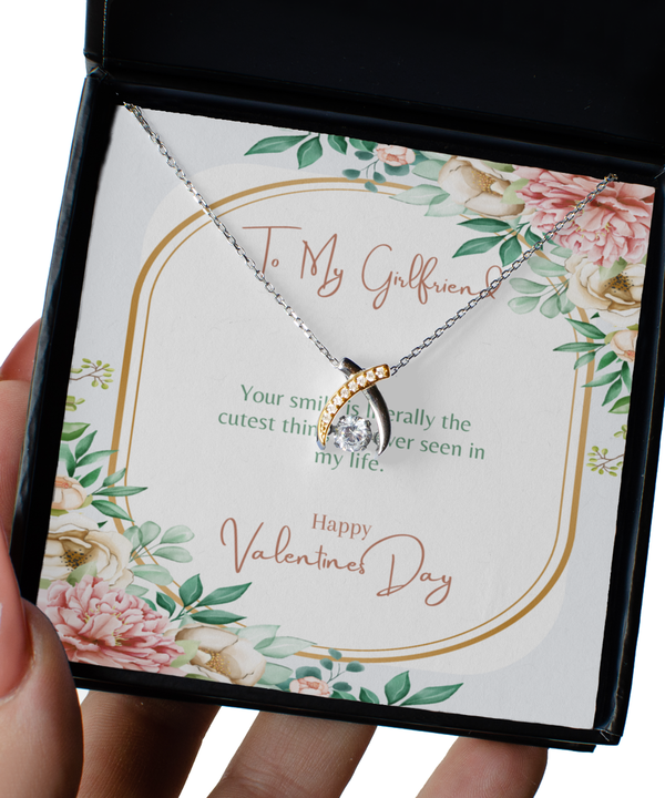 Wishbone Valentines Necklace
