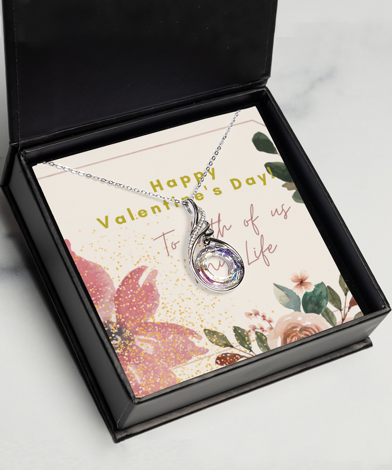 Happy Valentine's Day Rising Phoenix Necklace