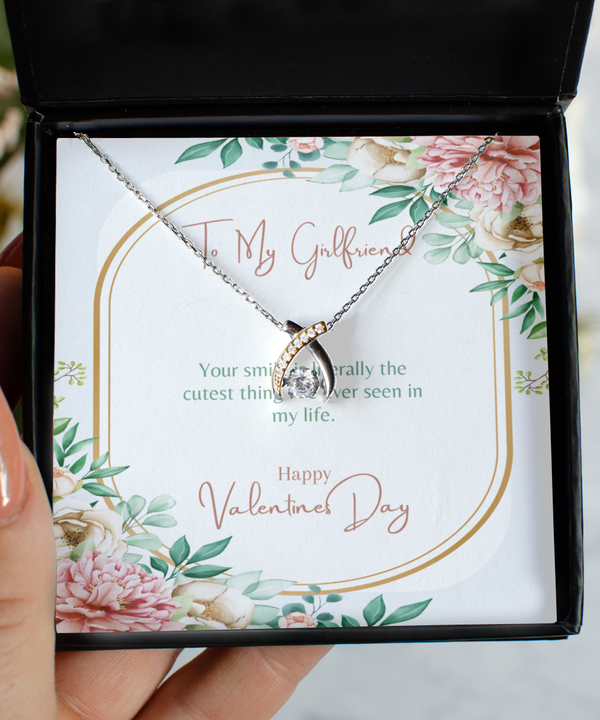 Wishbone Valentines Necklace