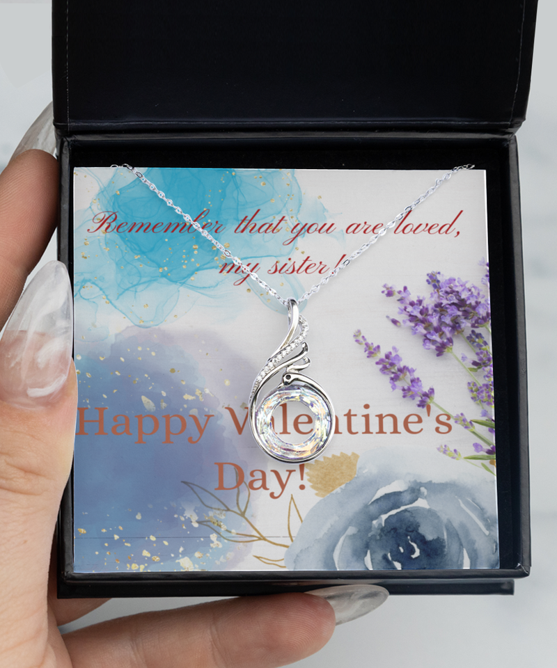 Happy Valentine's Day  Rising Phoenix Necklace