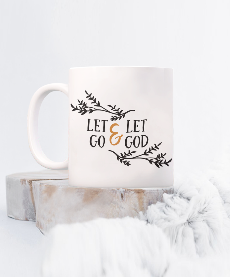 Let Go & Let God Coffee Mug