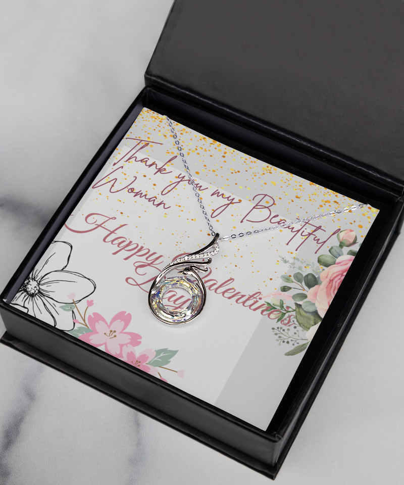 Happy Valentine's Day Rising Phoenix Necklace - Beautiful Woman Gift
