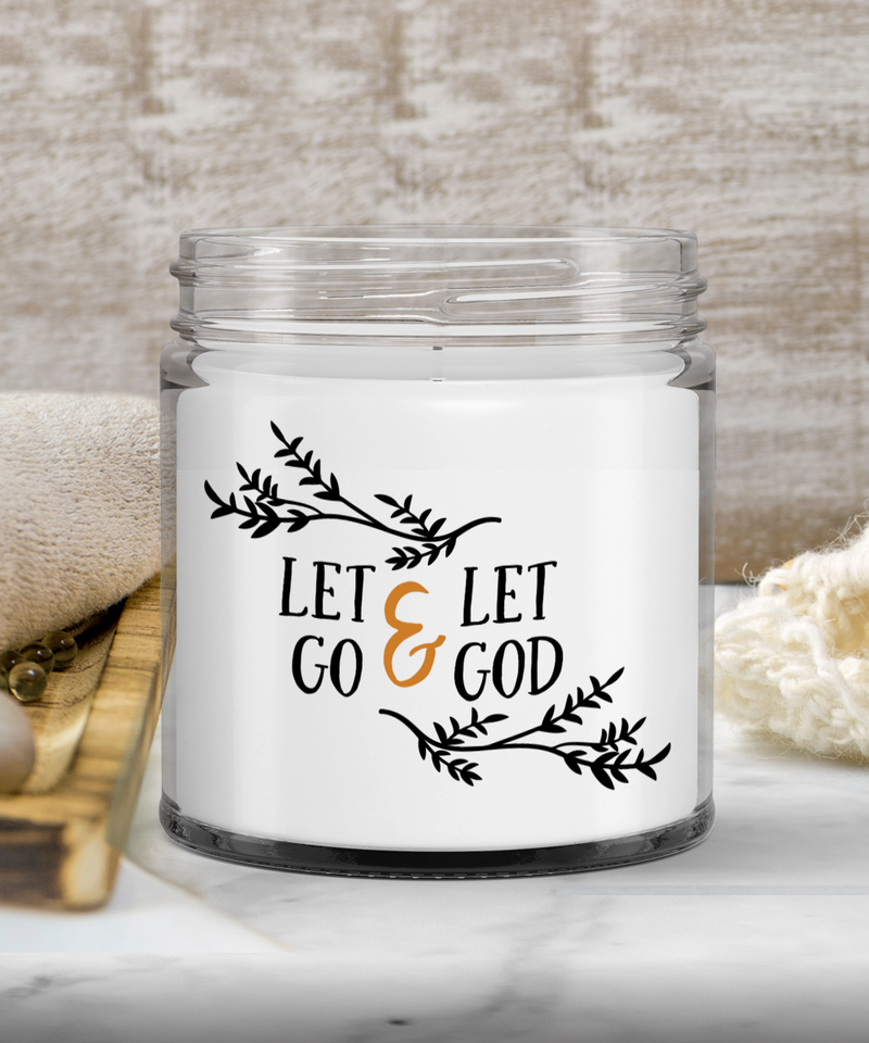 Let Go & Let God Soy Candle