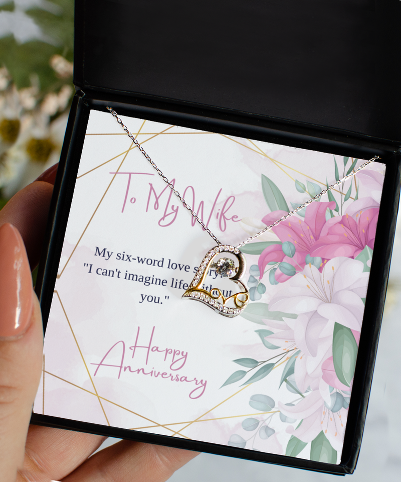 Love Dancing Valentines Necklace