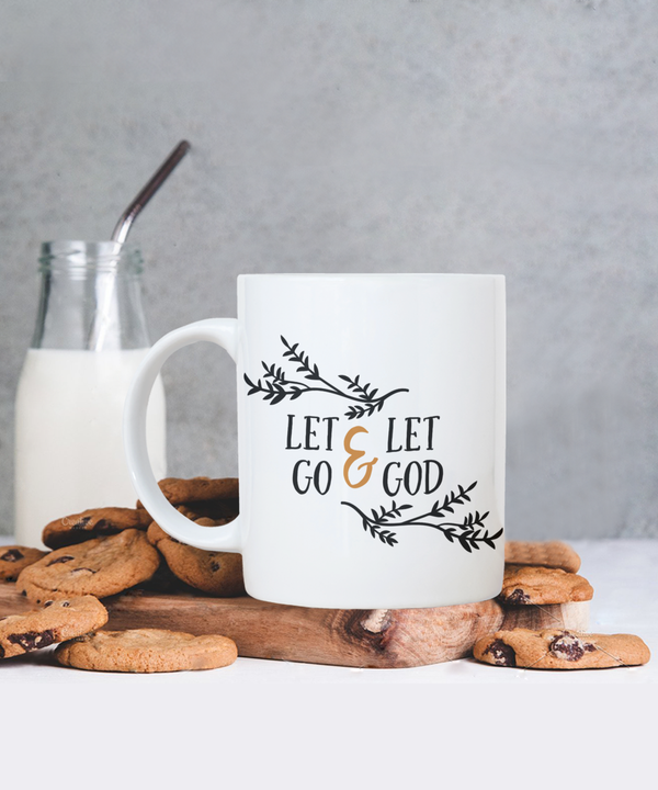 Let Go & Let God Coffee Mug