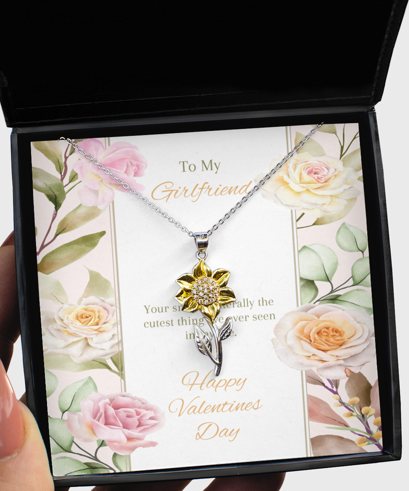 Sunflower Valentines Necklace