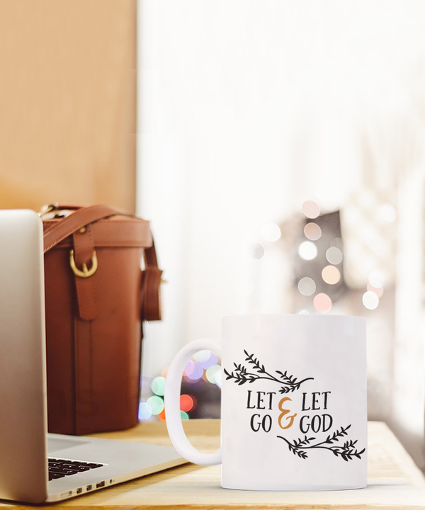 Let Go & Let God Coffee Mug