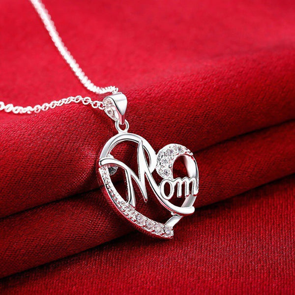 Mom Necklace Fashion Mom Letter Love Necklace Charms Pendant Necklace