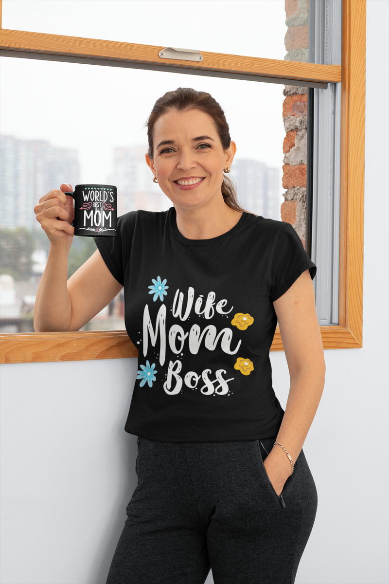 Wife Mom Boss T-shirt