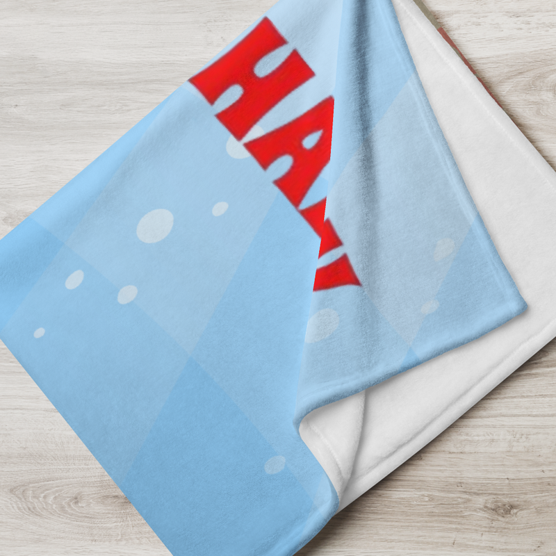 Sam The Shark Throw Blanket