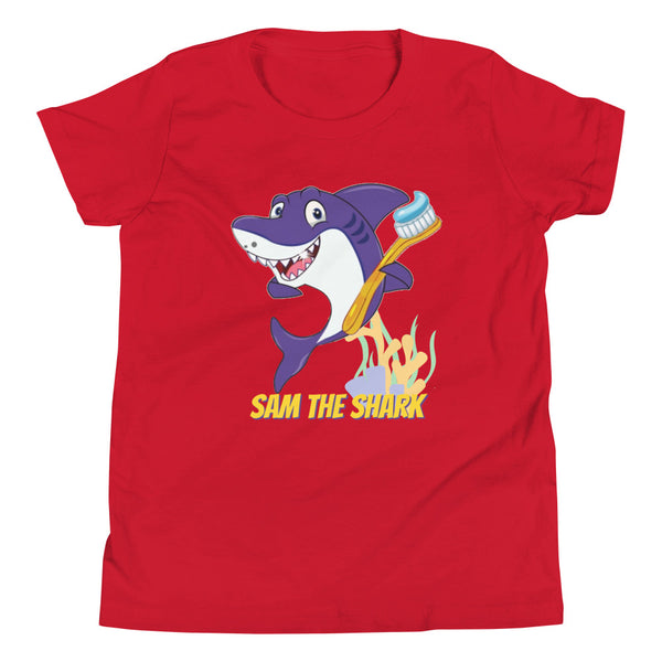 Sam The Shark Youth Short Sleeve T-Shirt